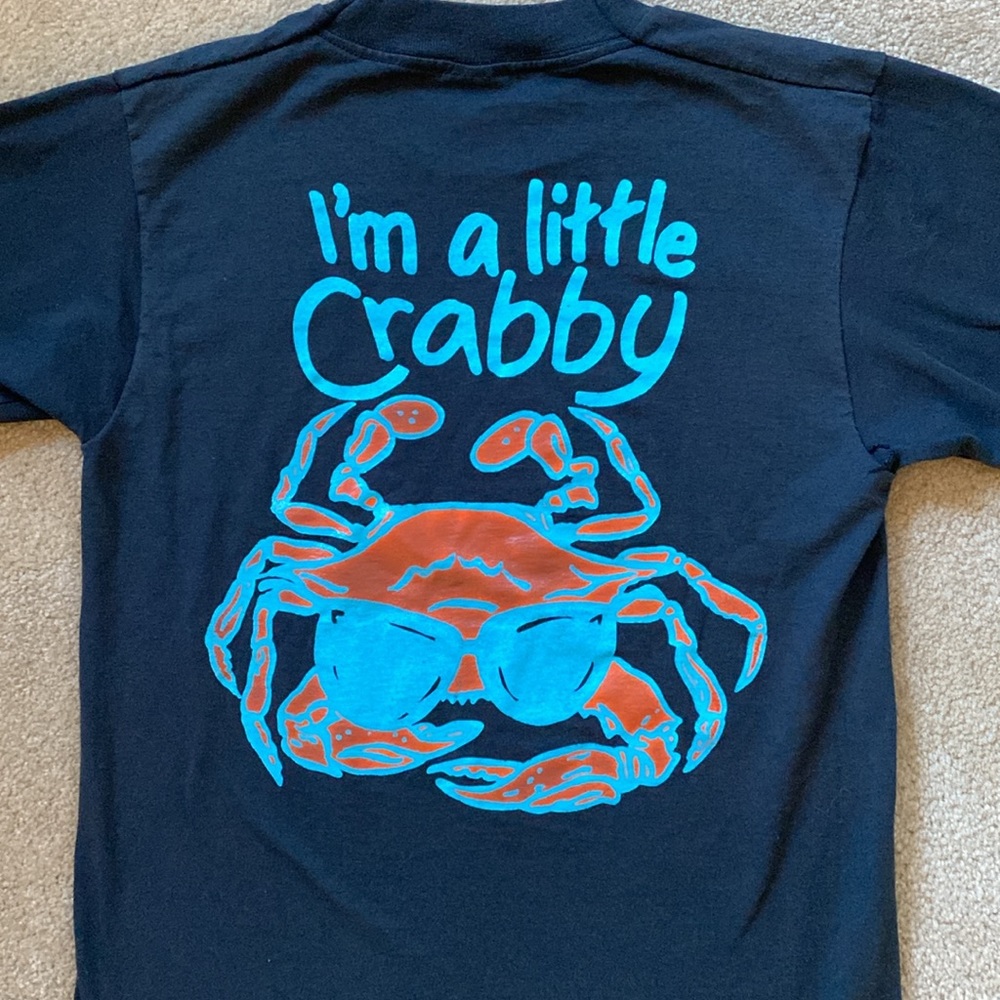 I am a little Crabby black t-shit